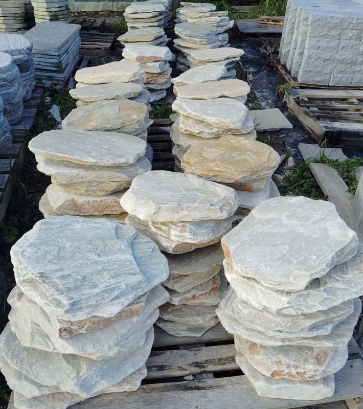 Large Size Multi-Color Natural Slate Stepping Stone