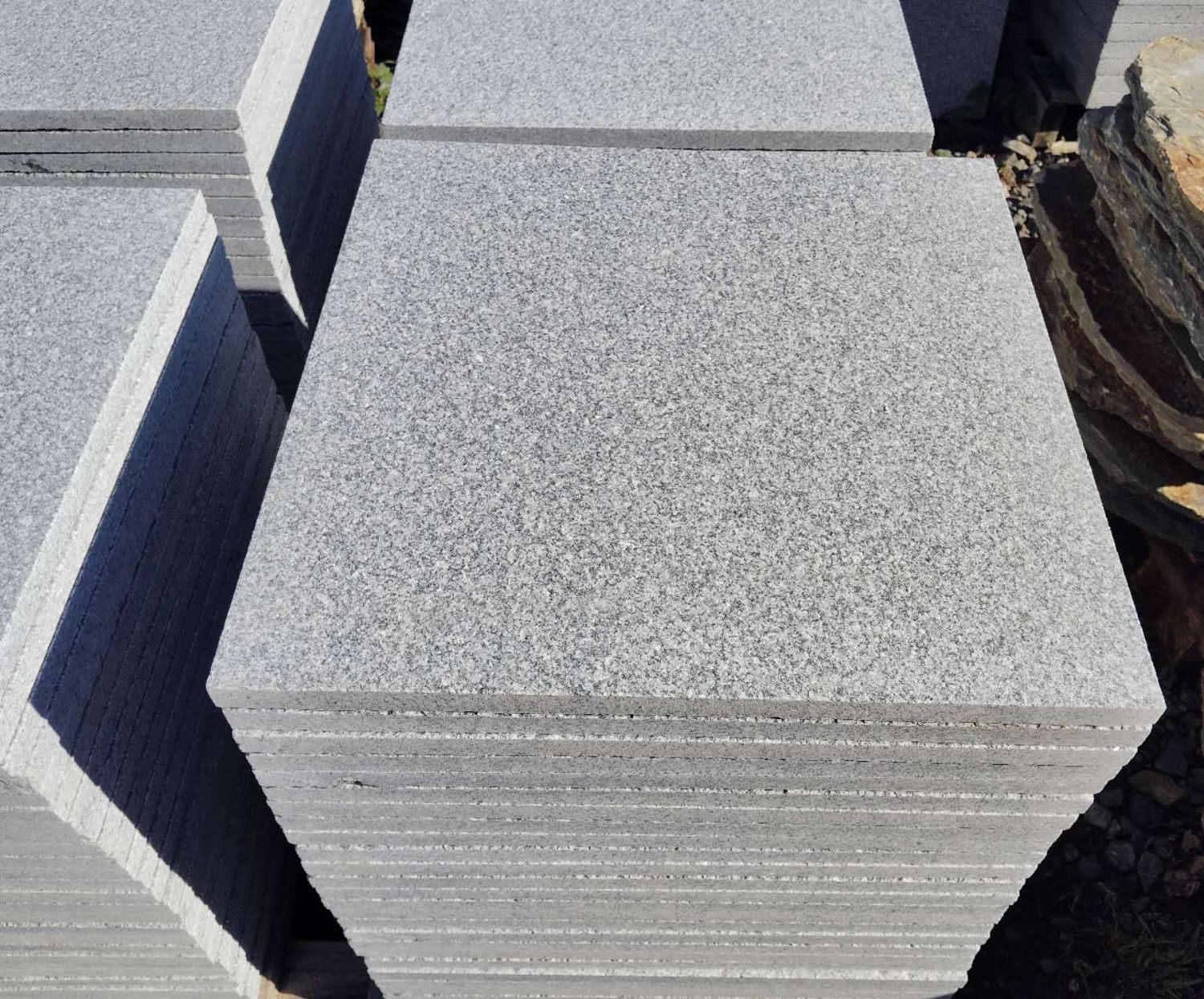 Light Grey Granite Paver - 450x450x20