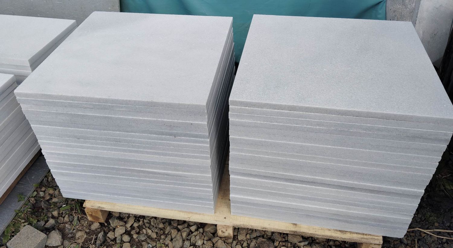Pure White Quartzite Paver-600x600x20
