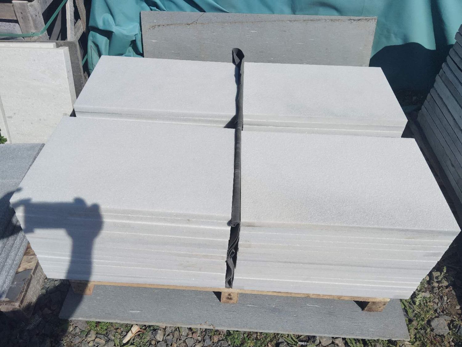 Pure White Quartzite Paver-600x400x25