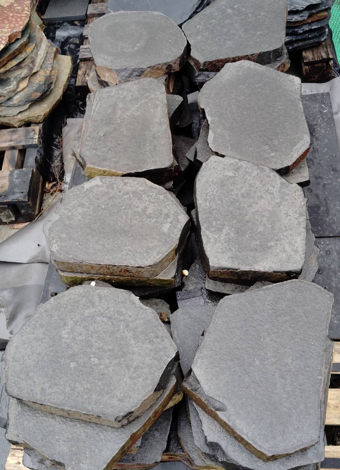 Small Size Basalt Stepping- 300-350x 50mm Thick