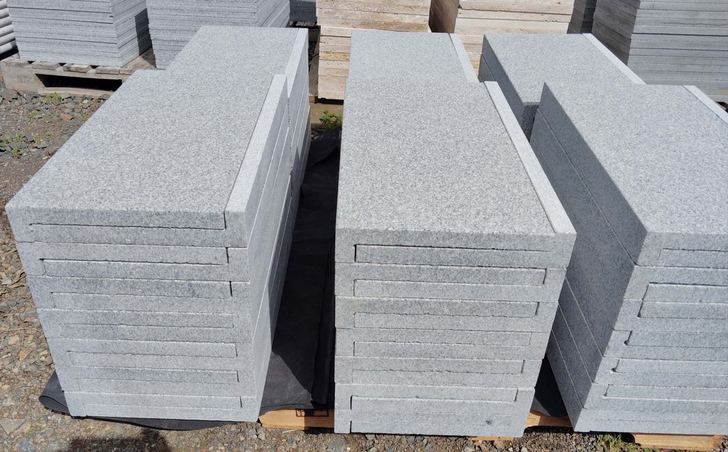 Light Grey Granite Drop Face Pool Coping-600x300x30/60