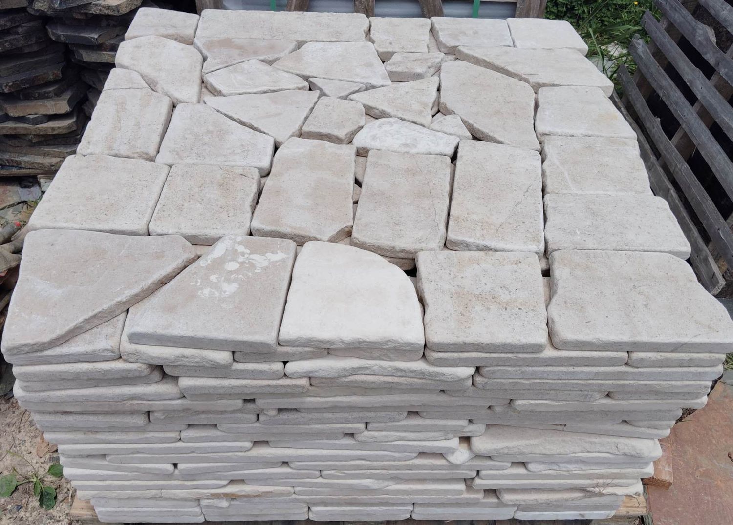Top Quality Limestone Crazy Paving 30mm Thick 