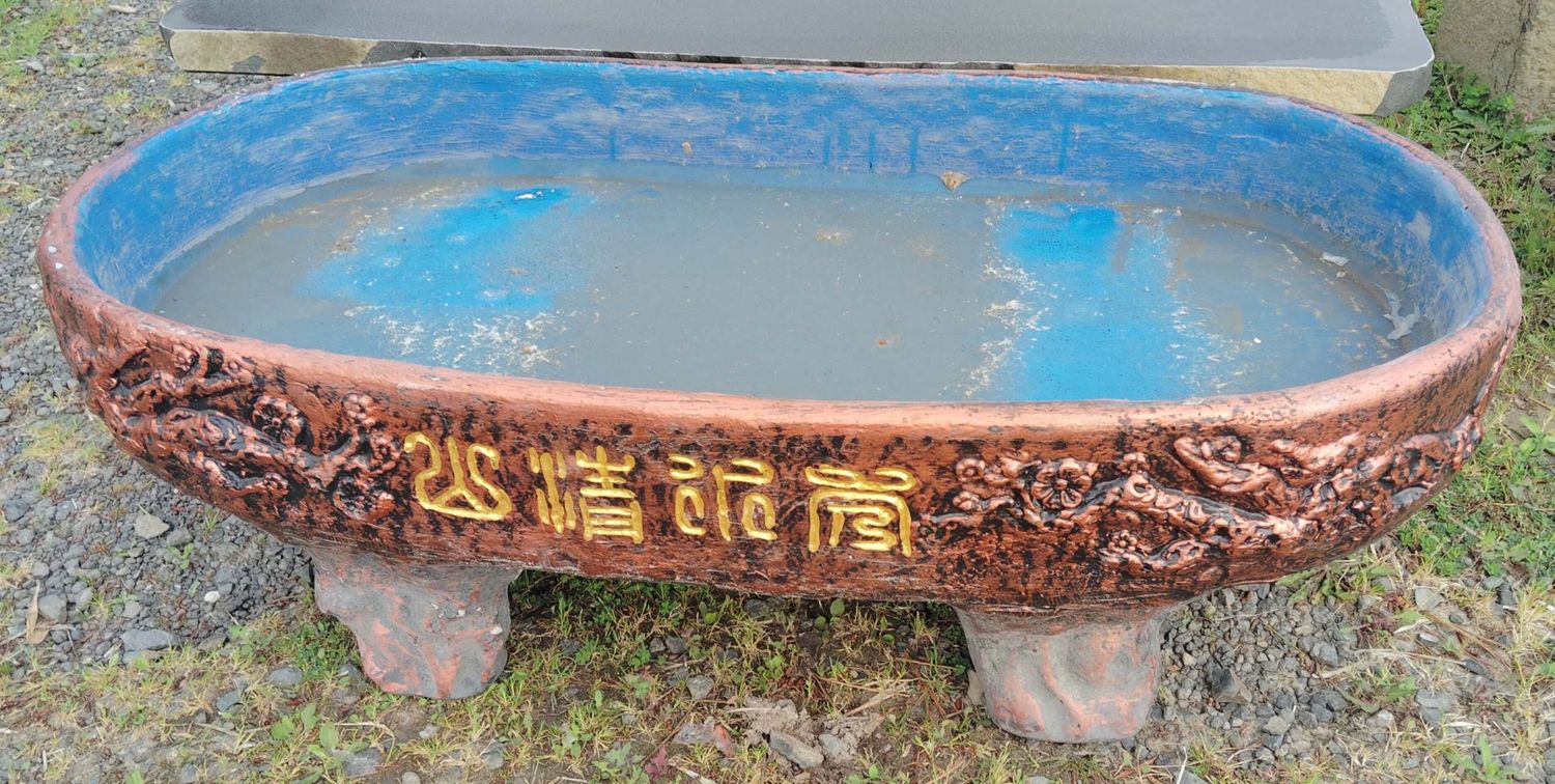 Concrete Fish Tank-123x65x41cm H