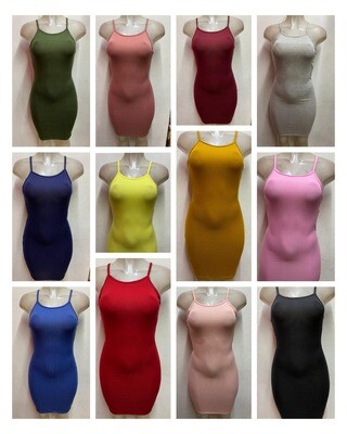 Vestido De Tirantes Rib