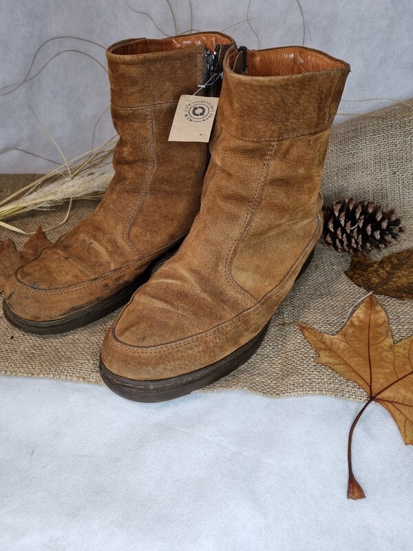 BOTAS DE HOMBRE, CUERO, TALLE 42, MARCA FEBO