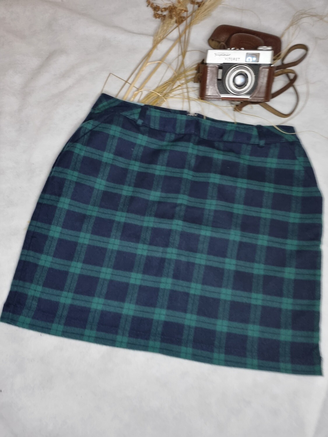 POLLERA FALDA ESCOCESA, MARCA OLD NAVY, TALLE 6 AMERICANO