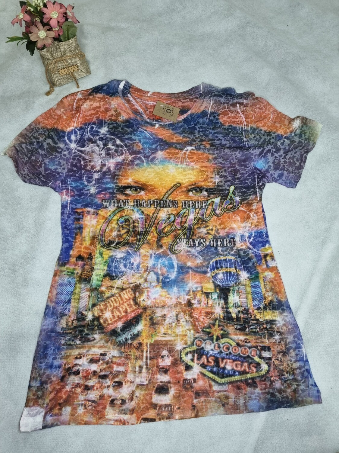 REMERA MANGA CORTA, TRANSPARENTE. TALLE XL CHICO