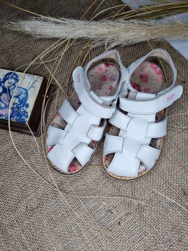 SANDALIA BLANCA, HUSH PUPPIES, TALLE 25