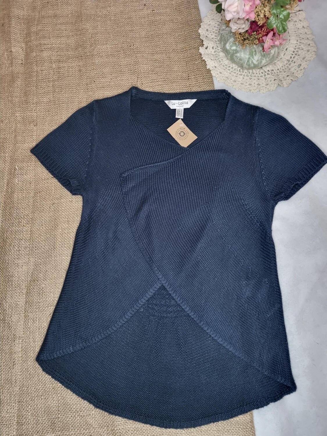 TORERITA, SACO DE HILO, COLOR AZUL, MARCA LOLITA