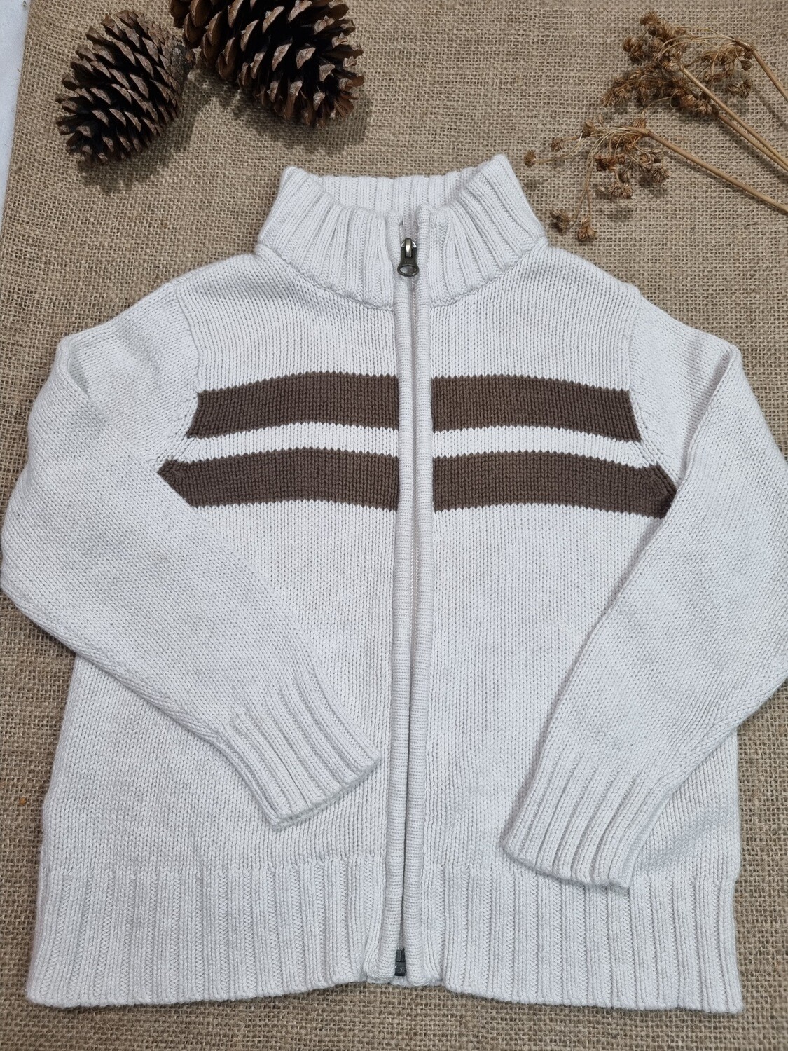 CAMPERA DE LANA CON CUELLO ALTO, PARA NIÑO, MARCA OLD NAVY, TALLE 3