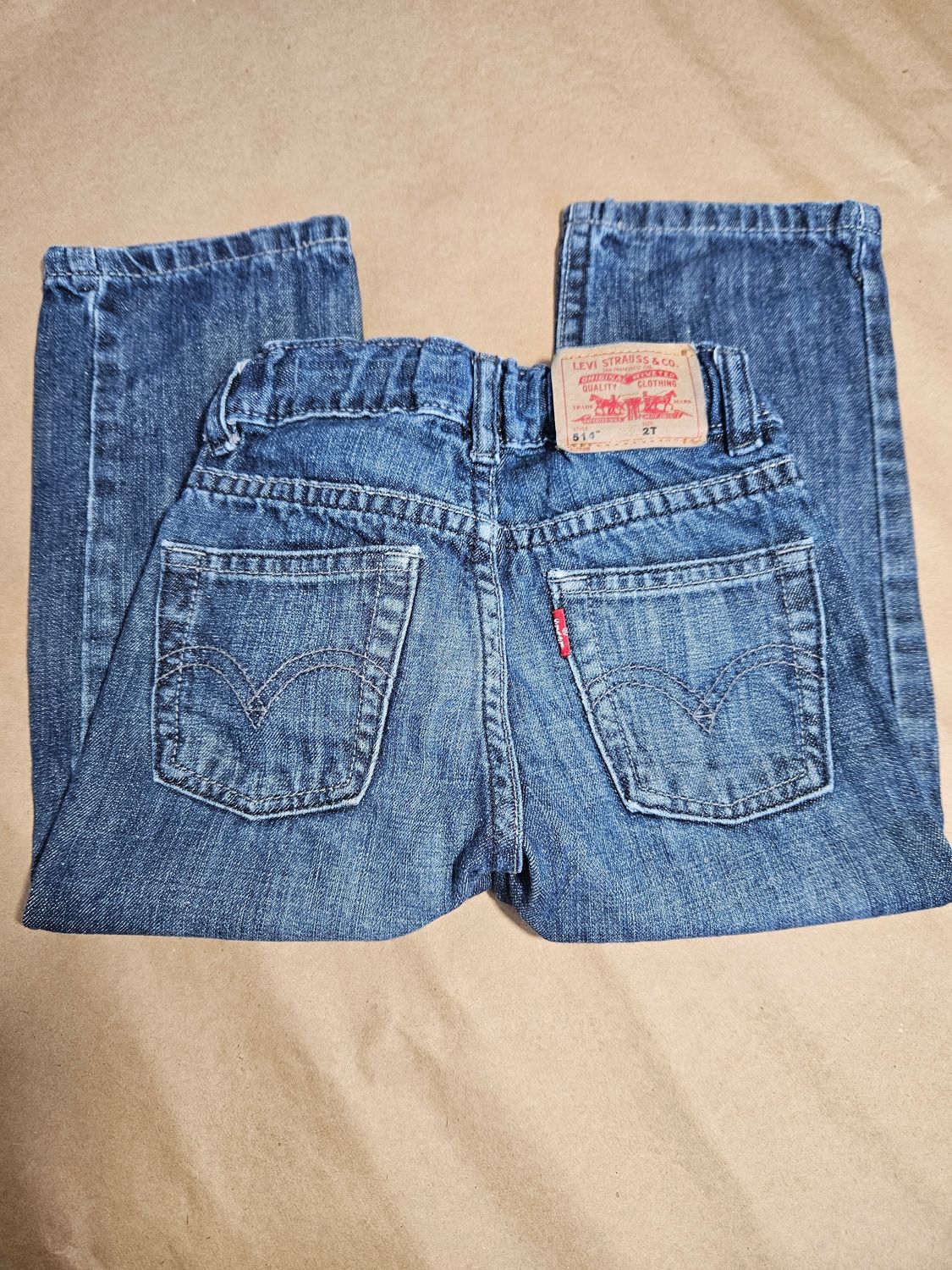 PANTALÓN DE JEAN PARA NIÑO, CON PRETINA AJUSTABLE, MARCA LEVIS, TALLE 3