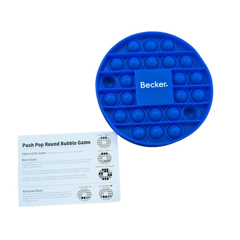 Push Pop Round Bubble Game (Pack of 20)