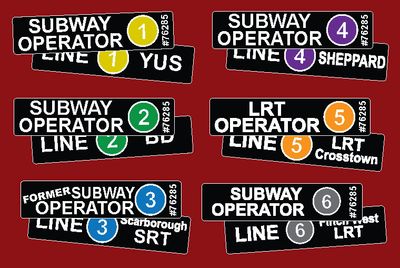 TTC Operator Key Chains with Badge #