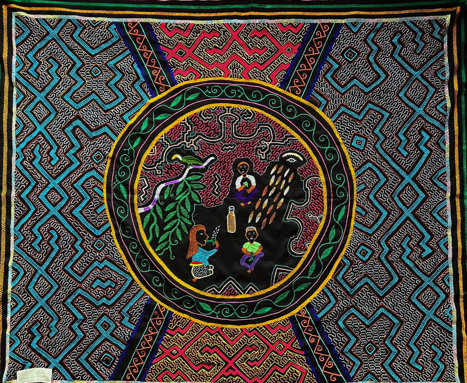 Ayahuasca Healing Ceremony (60"x70")