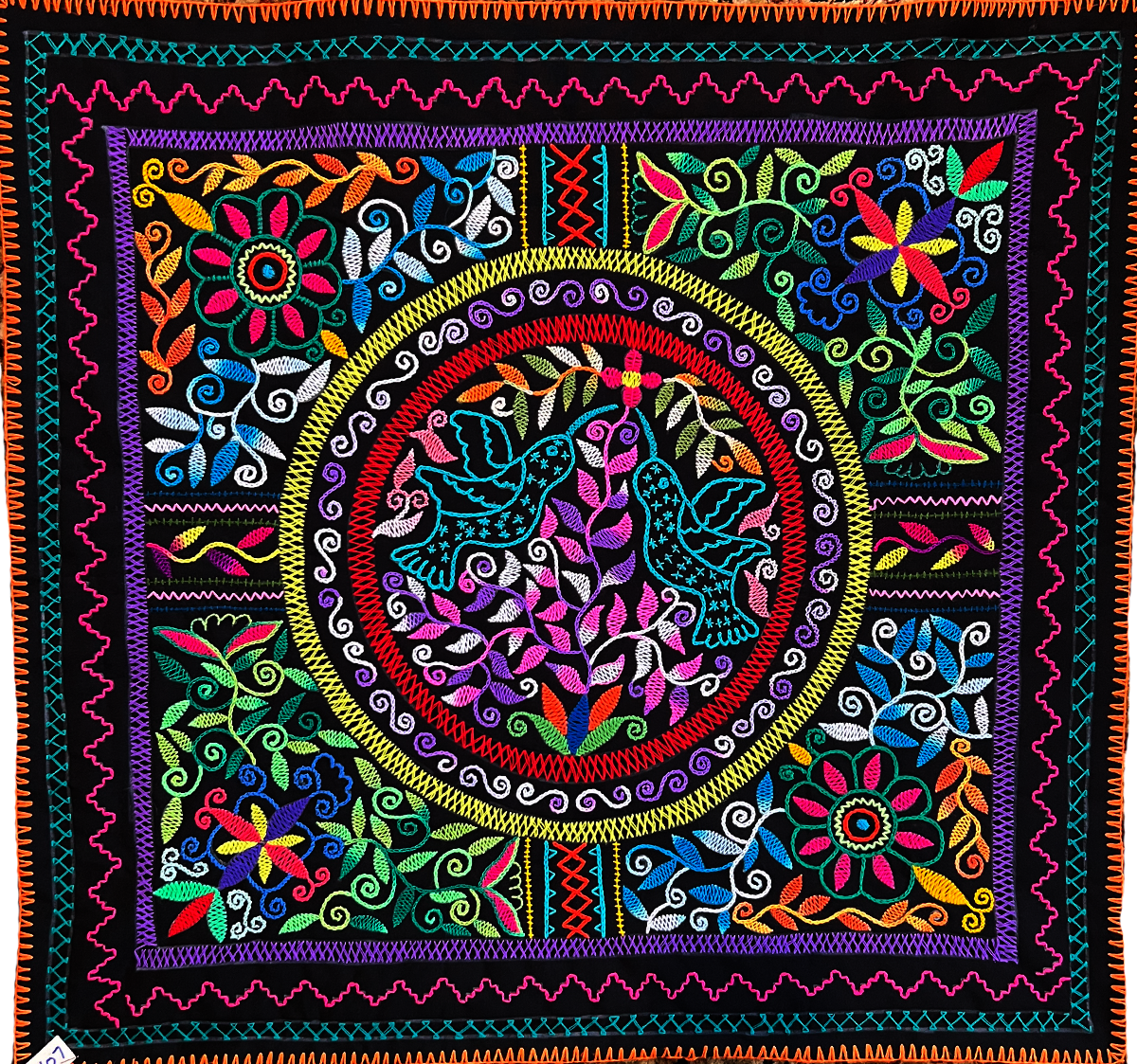 Song of total  tranquility and happiness  in life. (28” x 30”) #107