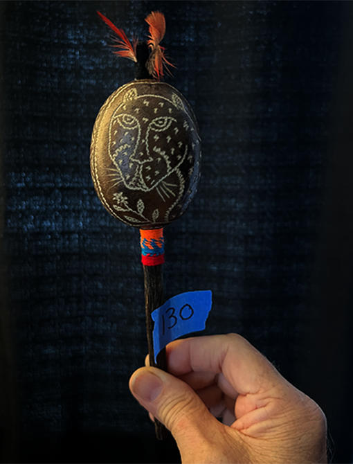 Jaguar rattle (small) #130