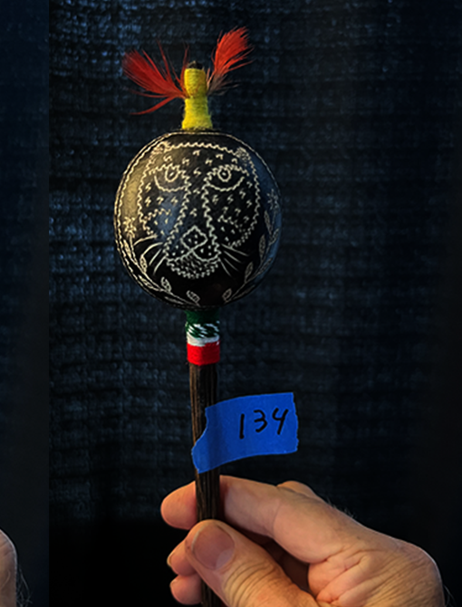 Jaguar rattle (small) #134