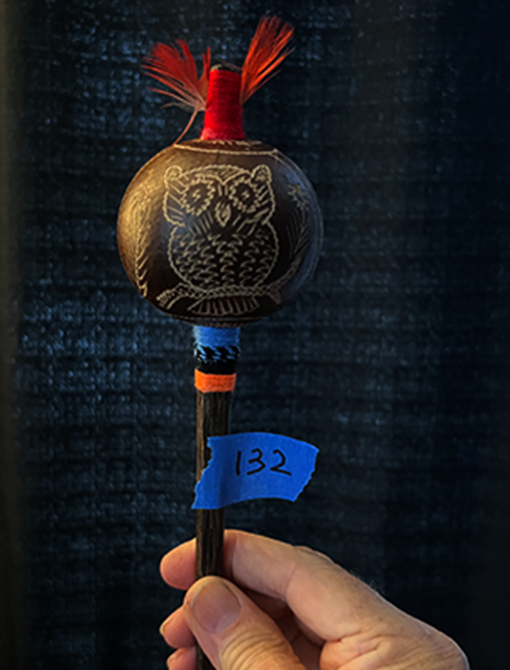 Owl Rattle (small) #132