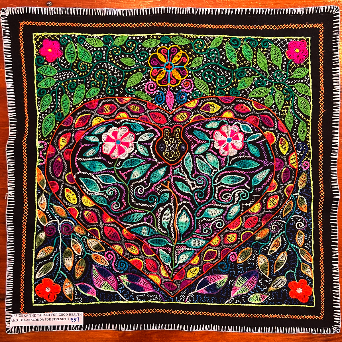 Song of Tobacco power for good health and anaconda for strength. 27” x 28