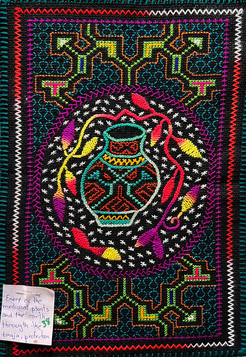 #38 Energy of the medicinal plants, mother earth, and divine feminine for health and protection.  14” x 10”
