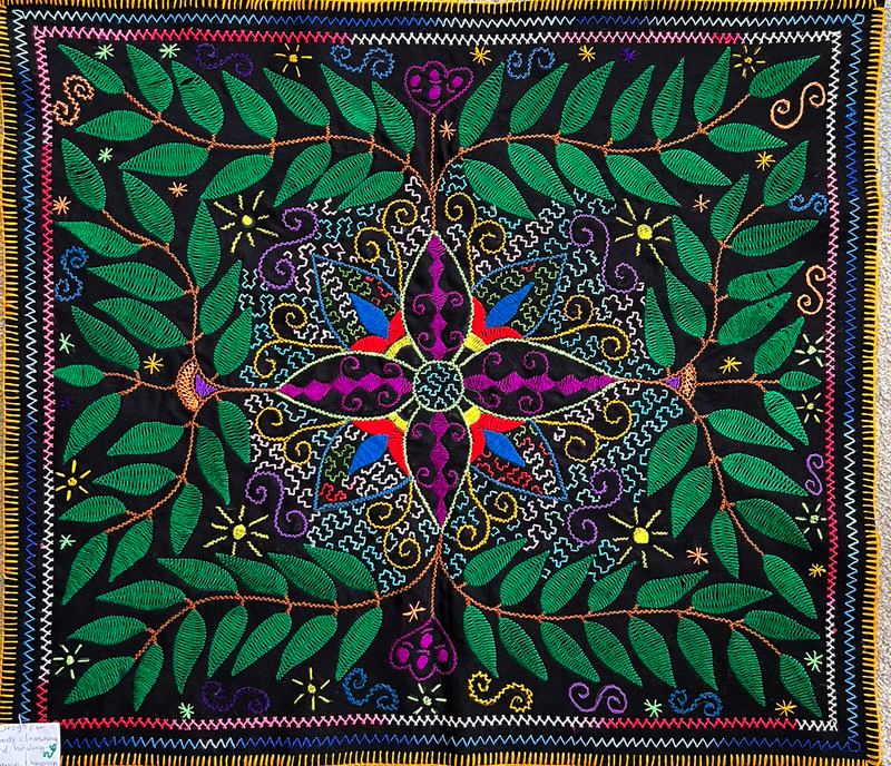 #26 Song of sacred tobacco and chacruna for cleansing the body and bringing healing and protection from negativity. 22” x 25