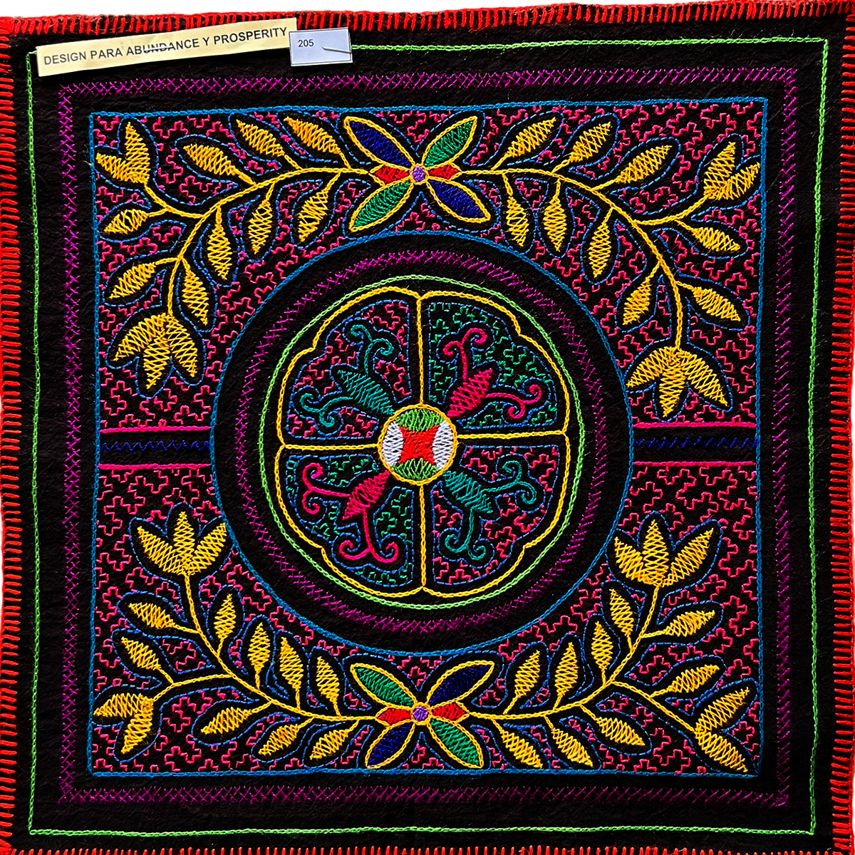 #205 Song for abundance and prosperity 14”x14”