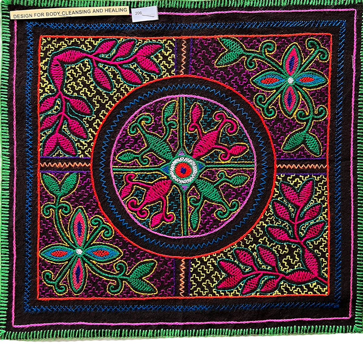 #206 Song for cleansing and healing the body 14”x14”