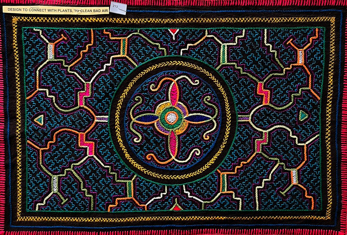 #213 Song to connect with the Plants into clean negativity (bad air) 14”x 18”