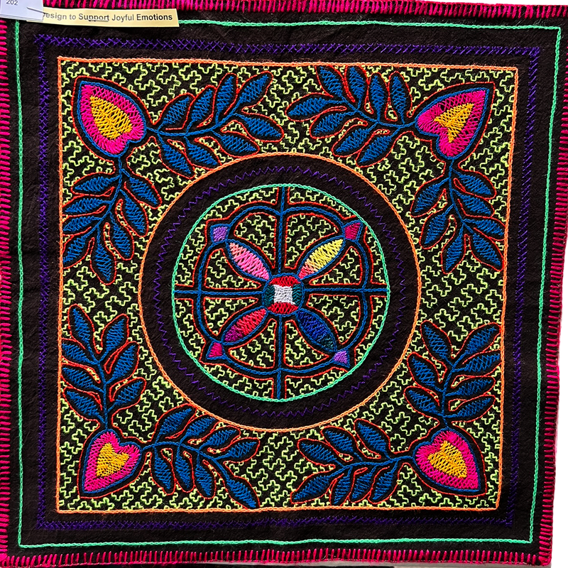 #202 Song to bring in joyful emotions 14”x14”