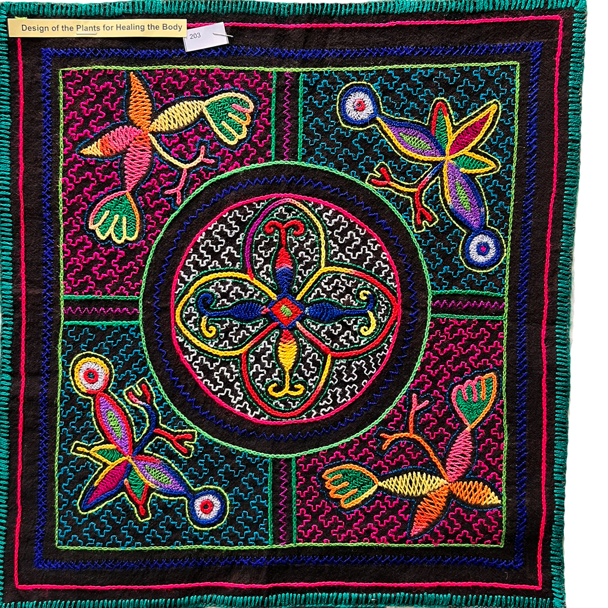 #203 Song of the Plants for healing the body 14”x14”