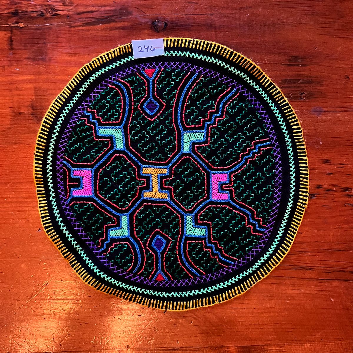 #246 Song of prosperity and abundance. 11” diameter.