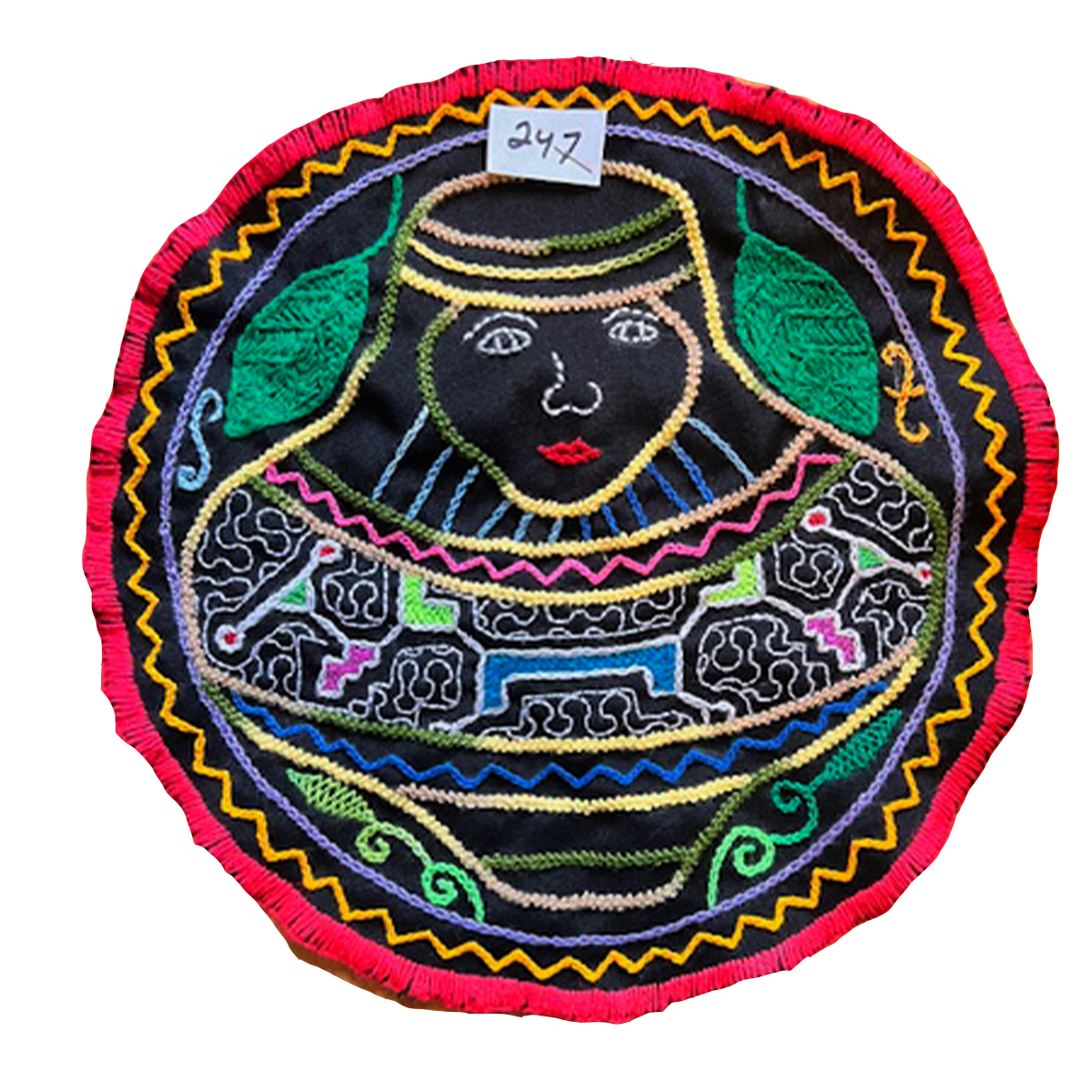 #247 Song of Mother Earth, and her abundance and protection. Tobacco for vision and strength. 11” diameter.