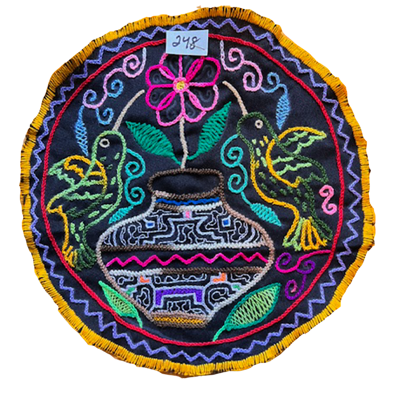 #248 Song for strength, protection, abundance, and good life. 11” diameter.
