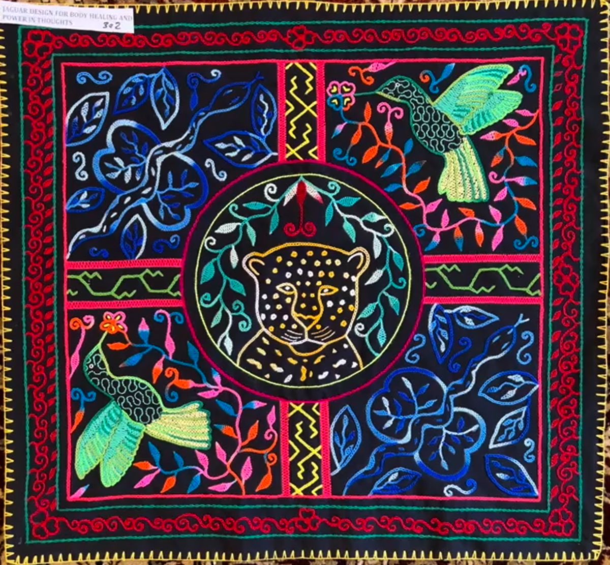302 jaguar power for healing and power 37”x29” 302 jaguar power for healing and power 37”x29”