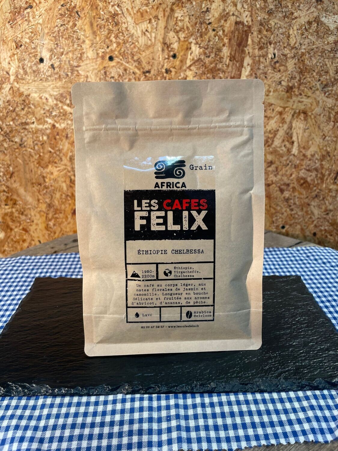 CAFE ETHIOPIE CHELBESSA 250G grain