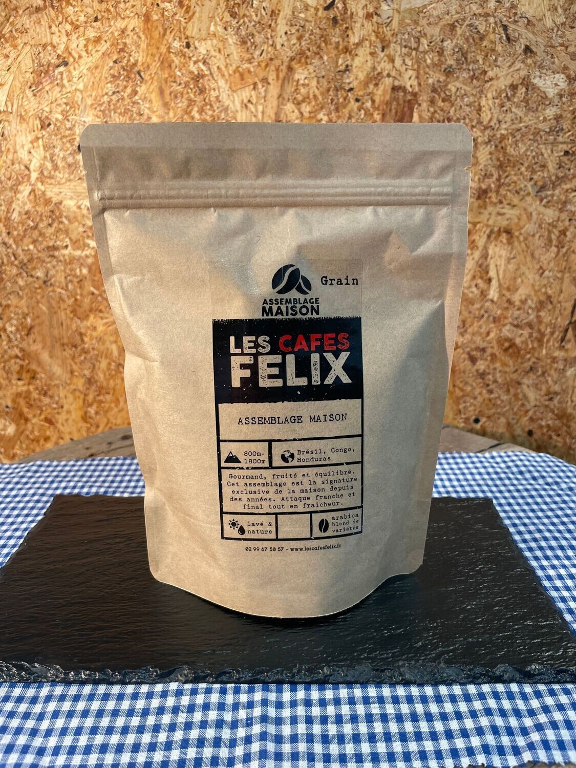 CAFE MAISON ASSEMBLAGE 100% ARABICA 250G grain