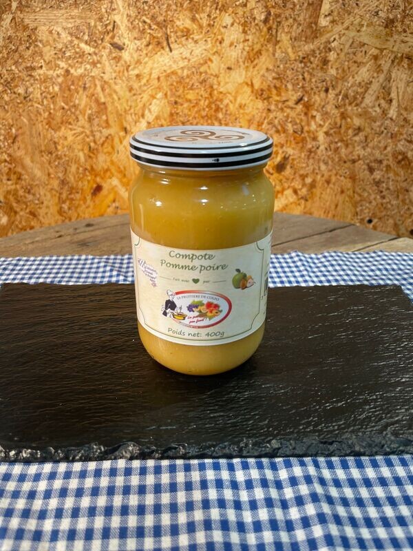 COMPOTE POMME POIRE 400G