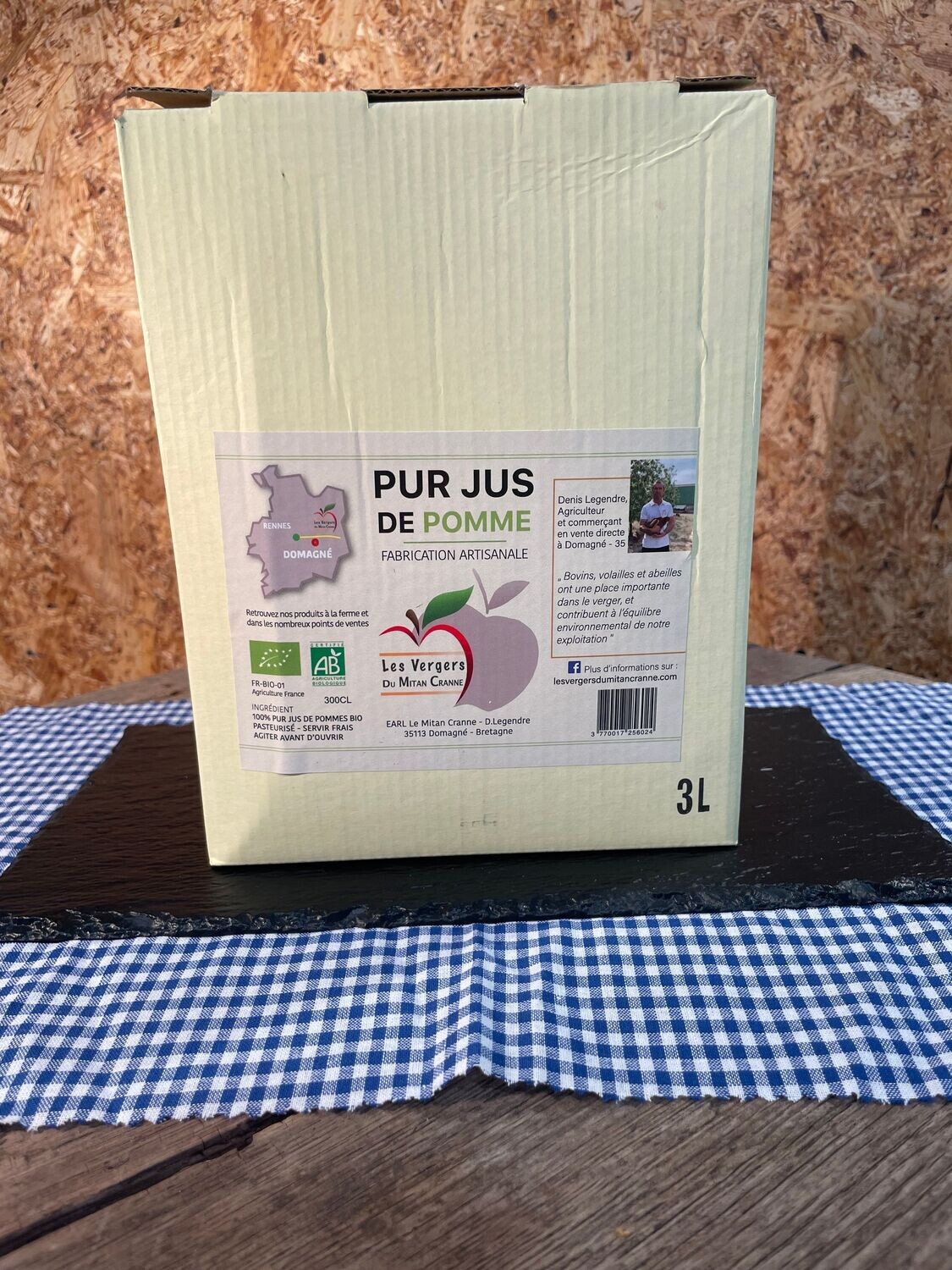 CUBI JUS DE POMME BIO 3L