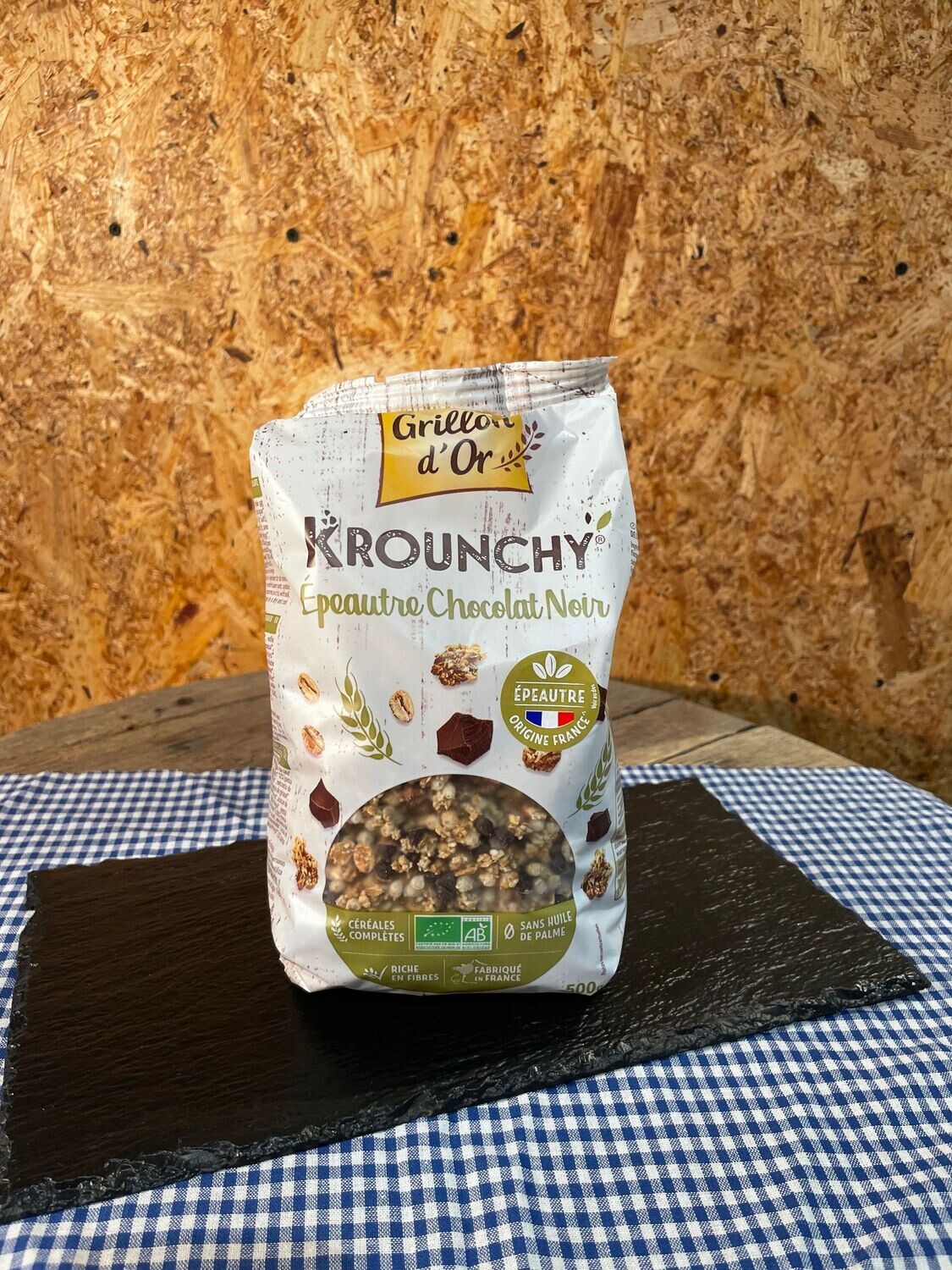 KROUNCHY EPEAUTRE CHOCOLAT NOIR 500G
