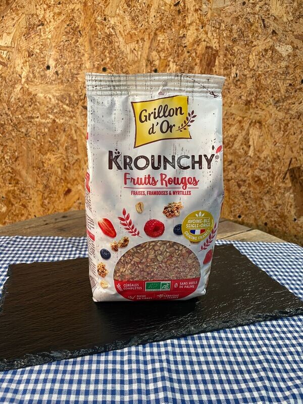 KROUNCHY FRUITS ROUGES 500G