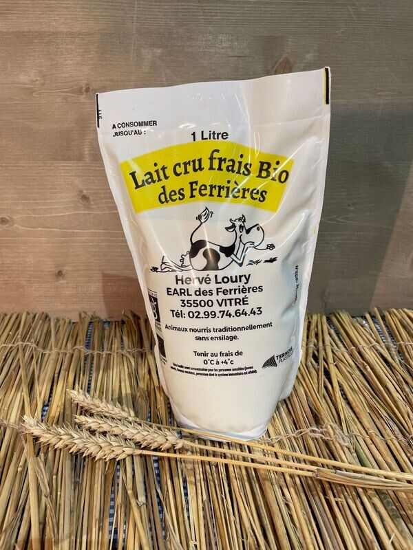 LAIT CRU BIO 1L