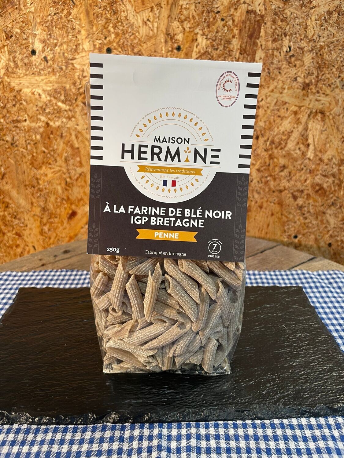 PATES PENNE BLE NOIR 250G