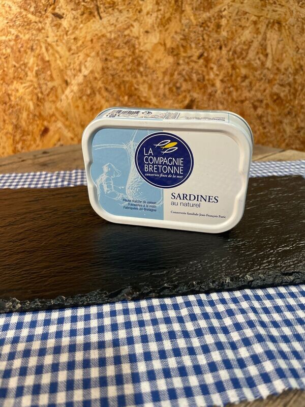 SARDINES AU NATUREL 115G