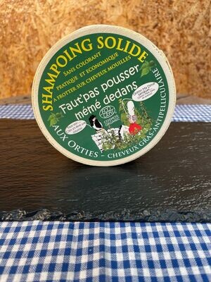 SHAMPOOING SOLIDE AUX ORTIES 130G