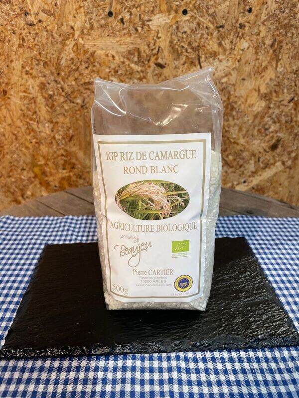 RIZ ROND BLANC CAMARGUE 500G