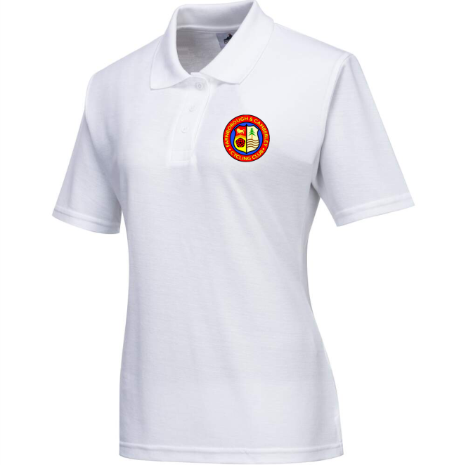 Polo Shirt (Ladies Fit, White)
