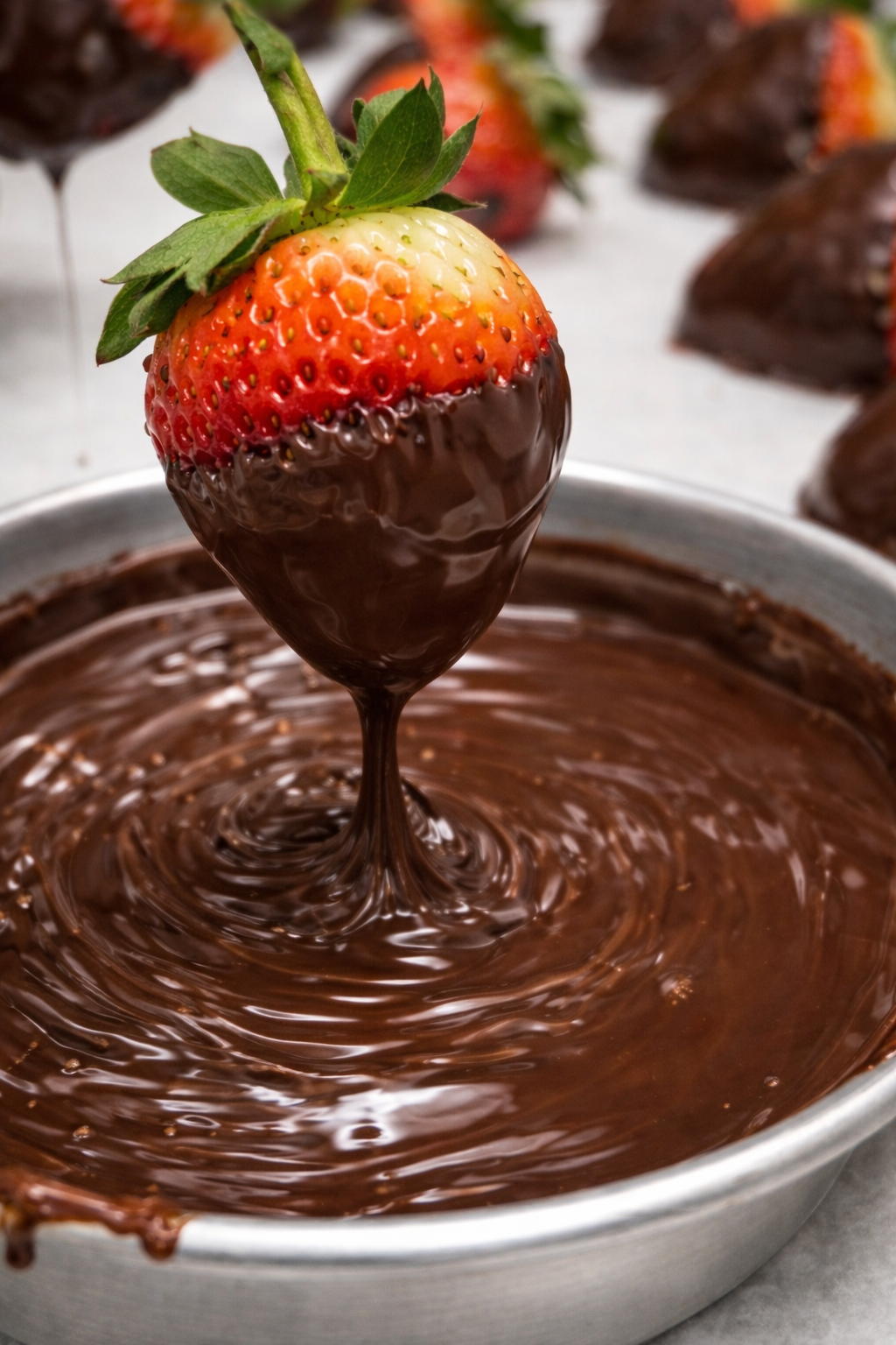 Chocolate-Dipped Strawberries