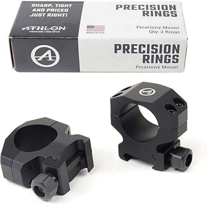 Athlon 34mm Precision Rings Medium Height