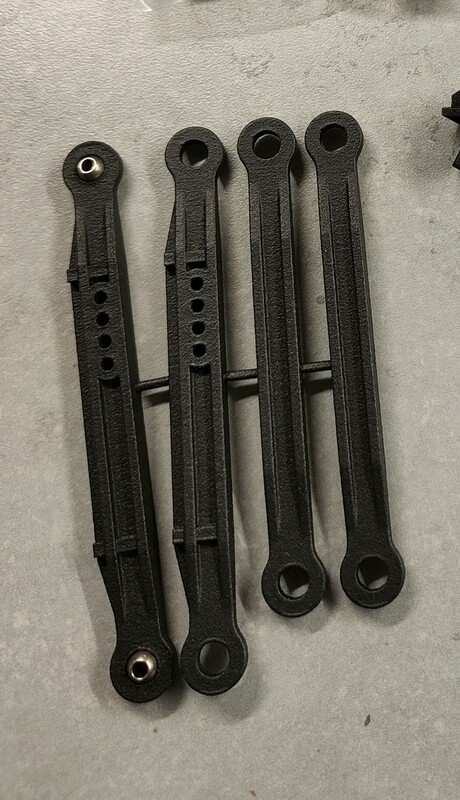 JrX 2 rear trailing link set, 4 pieces